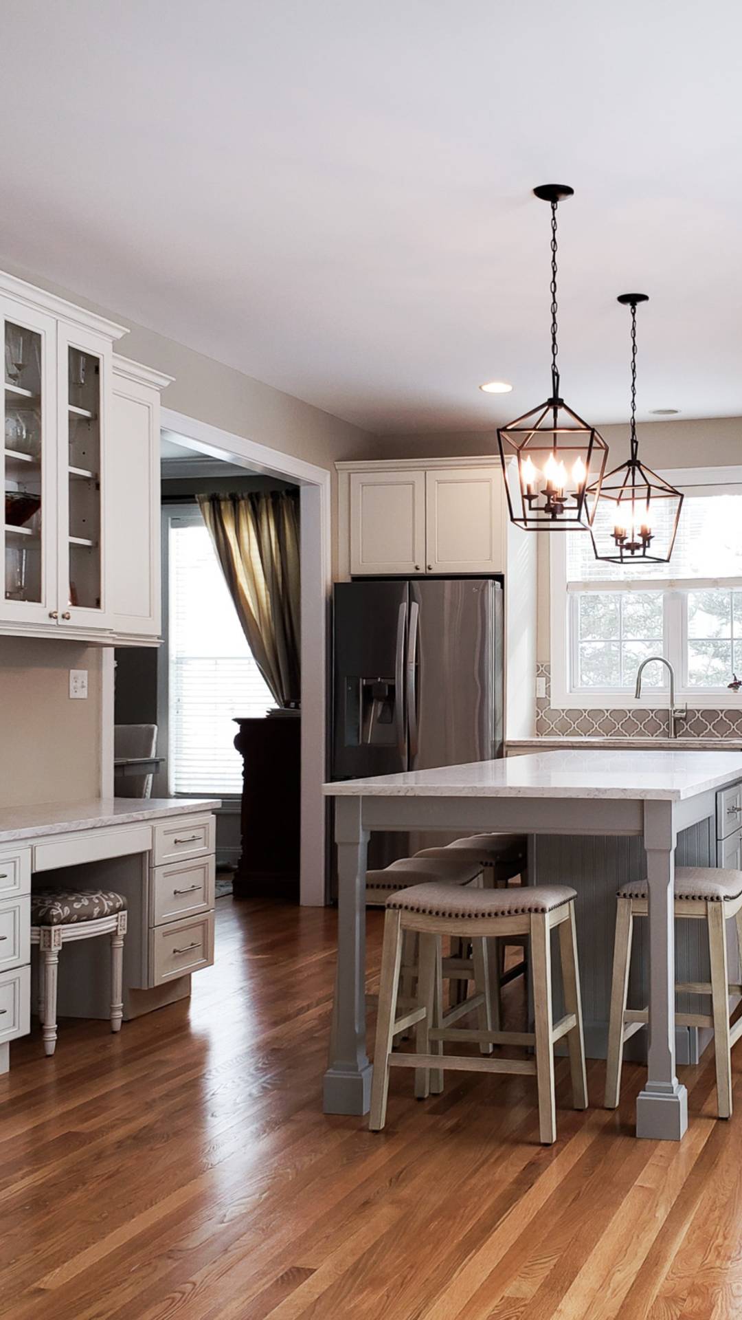 Custom kitchen remodel completed by Mutebi Home Improvements, Springfield MA